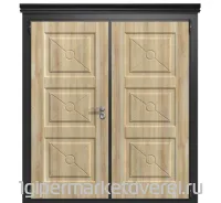 Входная металлическая дверь Termo Wood | Первый Гипермаркет Дверей Входная металлическая дверь Termo Wood производителя PORTALLE